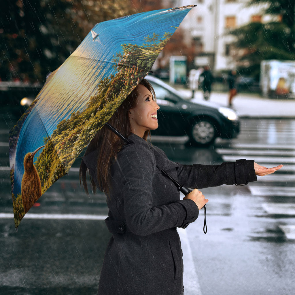 New Zealand Flag Umbrella Scenic Nature LT05 - Polynesian Pride