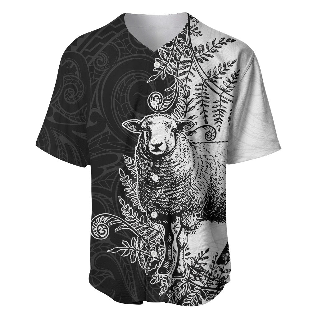New Zealand Aotearoa Hipi Baseball Jersey Maori Pattern LT05 Black - Polynesian Pride