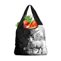 New Zealand Aotearoa Hipi Grocery Bag Maori Pattern LT05 1-pack One Size Black - Polynesian Pride