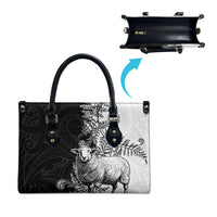 New Zealand Aotearoa Hipi Leather Bag Maori Pattern LT05 - Polynesian Pride