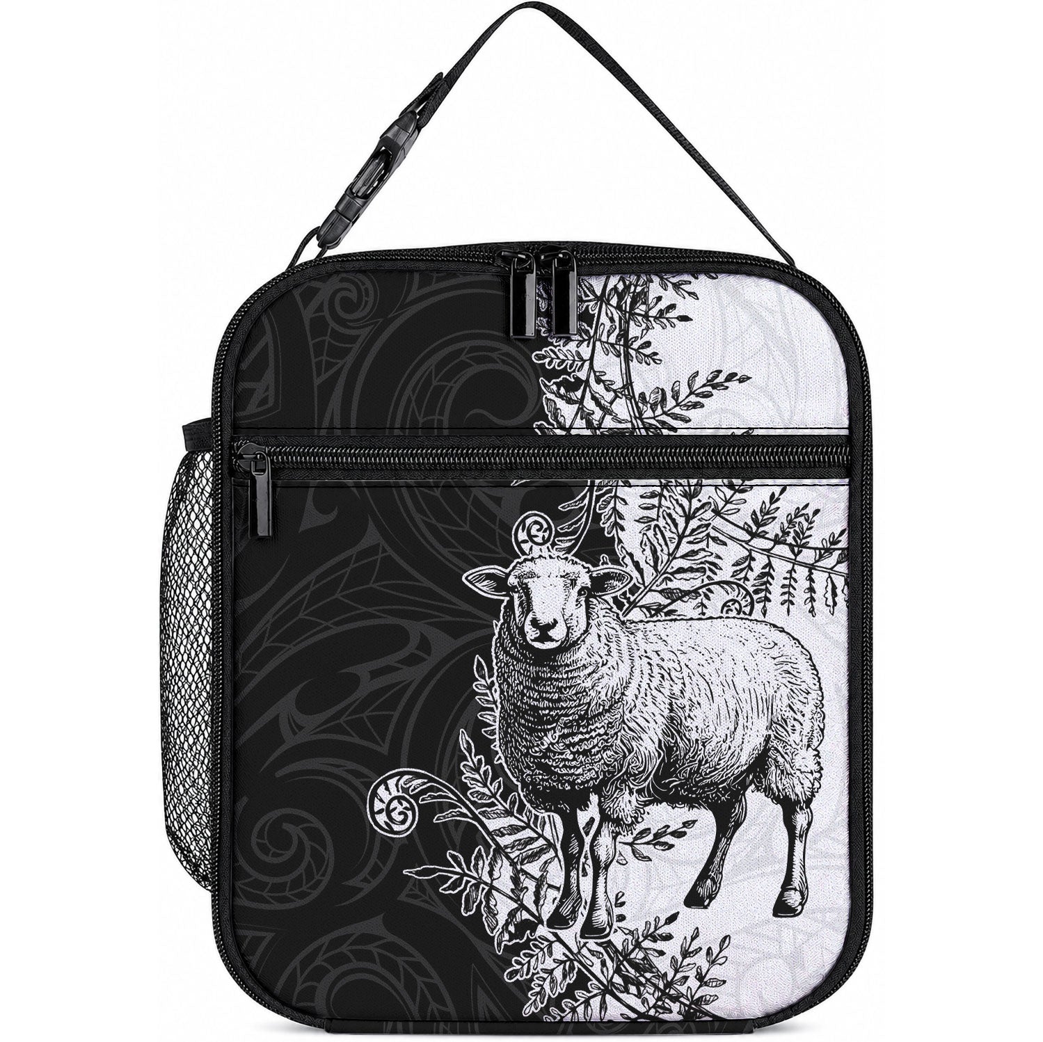 New Zealand Aotearoa Hipi Lunch Bag Maori Pattern