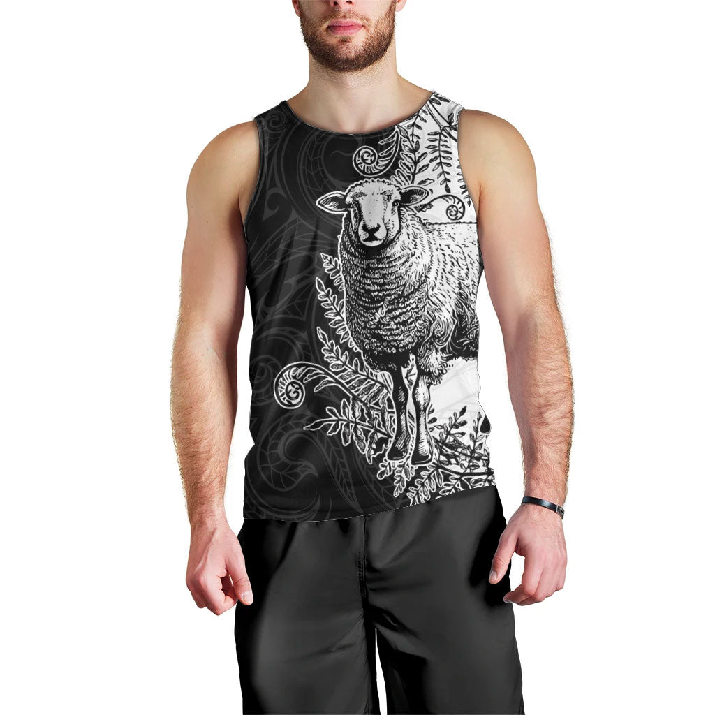 New Zealand Aotearoa Hipi Men Tank Top Maori Pattern LT05 - Polynesian Pride