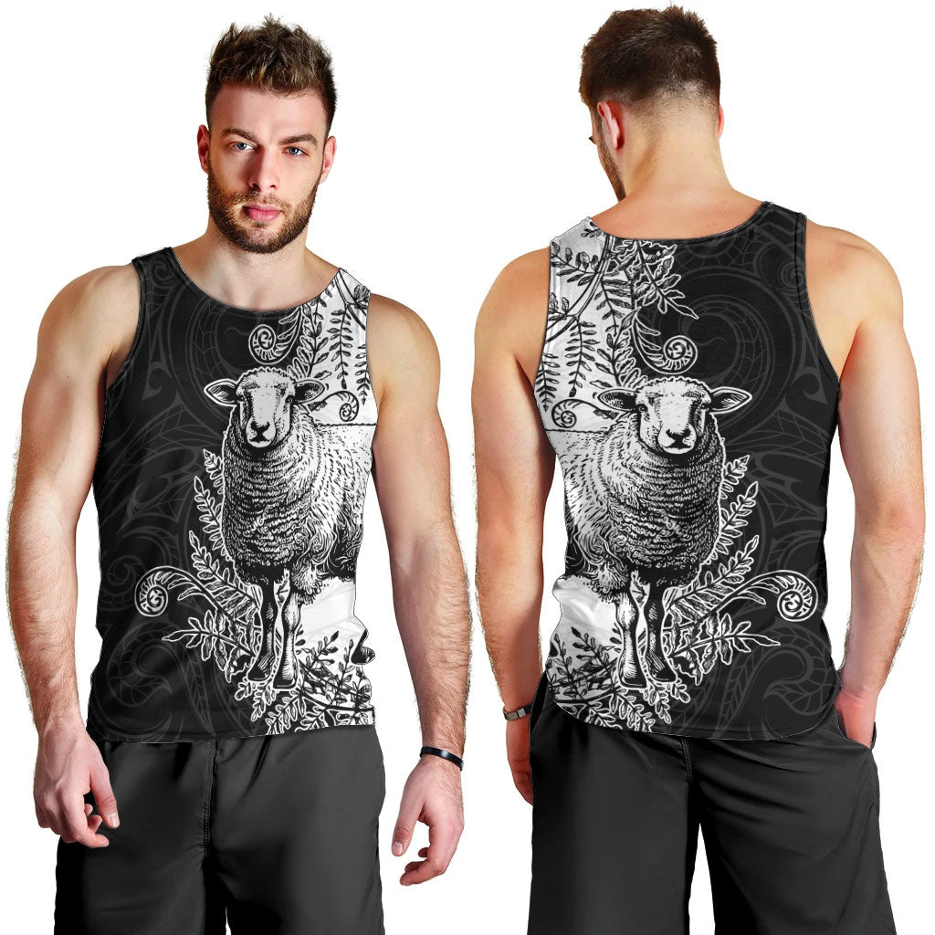 New Zealand Aotearoa Hipi Men Tank Top Maori Pattern LT05 - Polynesian Pride