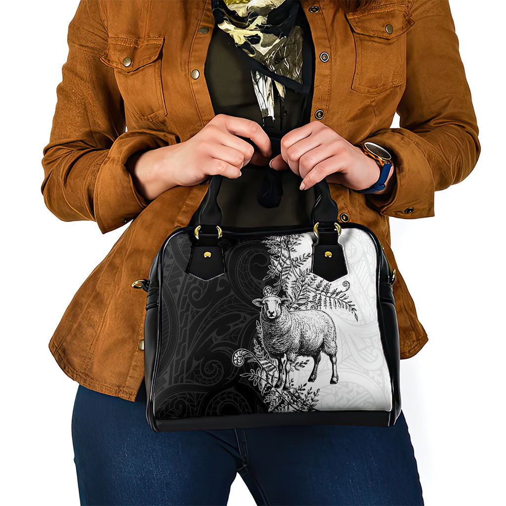 New Zealand Aotearoa Hipi Shoulder Handbag Maori Pattern LT05 - Polynesian Pride