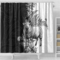 New Zealand Aotearoa Hipi Shower Curtain Maori Pattern LT05 - Polynesian Pride