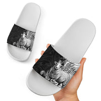 New Zealand Aotearoa Hipi Slide Sandals Maori Pattern LT05 - Polynesian Pride