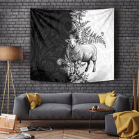 New Zealand Aotearoa Hipi Tapestry Maori Pattern LT05 Black - Polynesian Pride