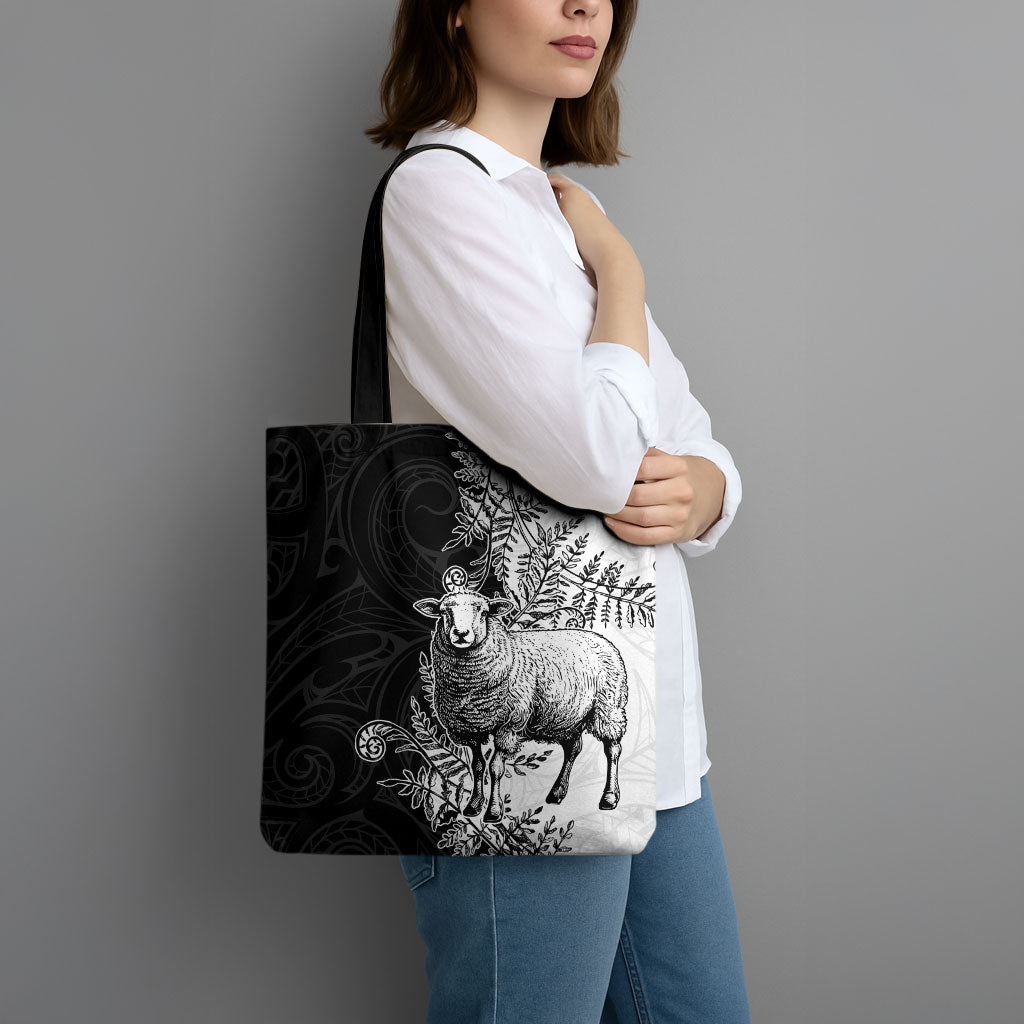 New Zealand Aotearoa Hipi Tote Bag Maori Pattern LT05 - Polynesian Pride