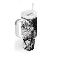 New Zealand Aotearoa Hipi Tumbler With Handle Maori Pattern LT05 - Polynesian Pride