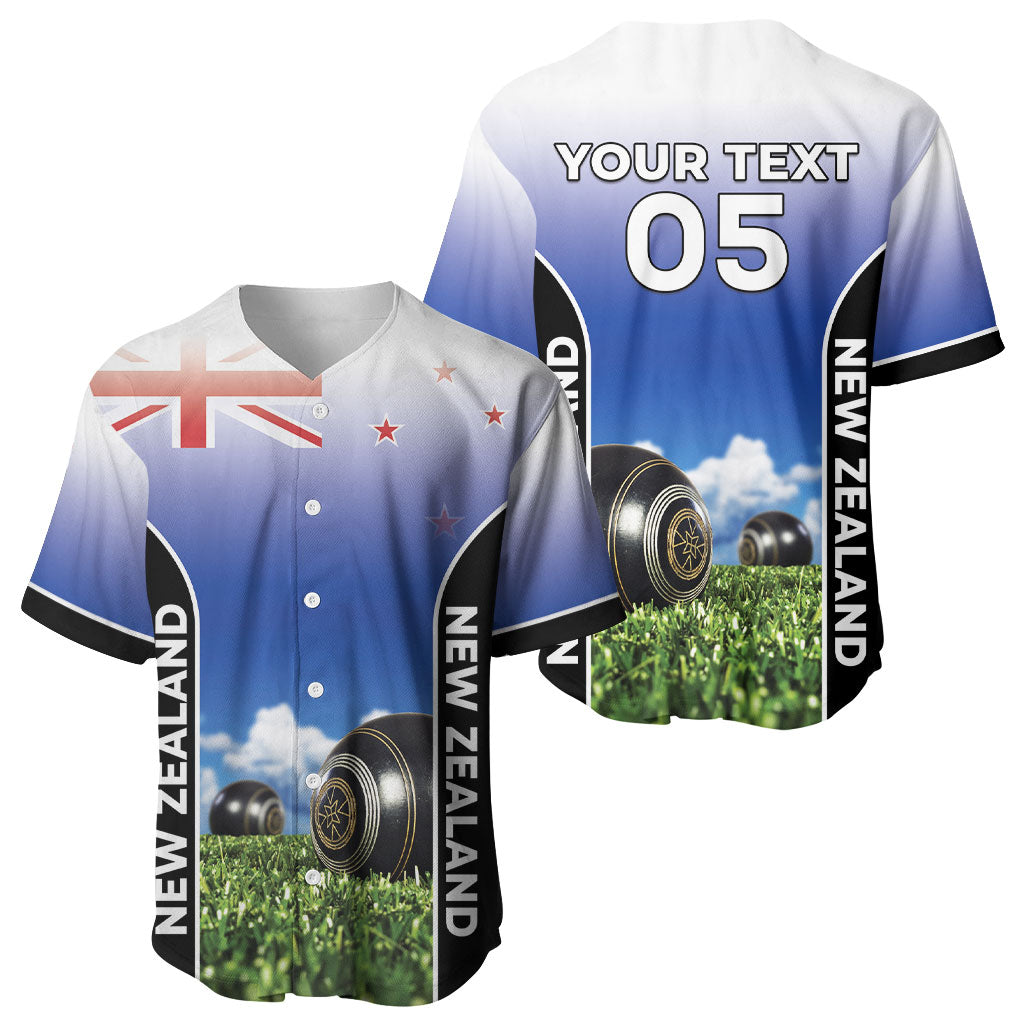 Custom New Zealand Lawn Bowls Baseball Jersey Unique Style LT05 - Polynesian Pride