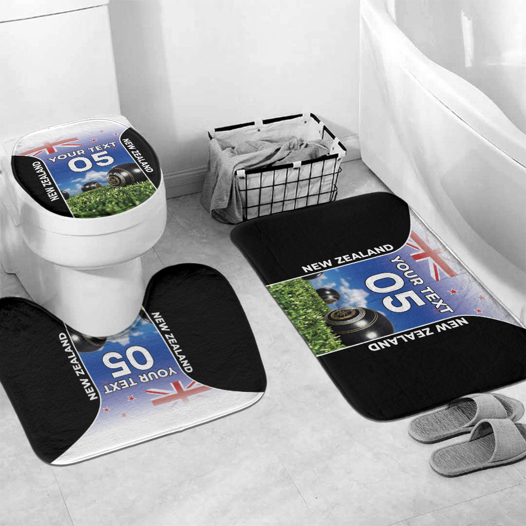 Custom New Zealand Lawn Bowls Bathroom Set Unique Style LT05 Mat Set Only (3 pcs) One Size Multicolor - Polynesian Pride