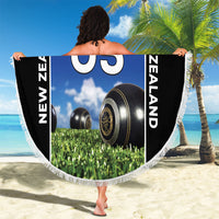 Custom New Zealand Lawn Bowls Beach Blanket Unique Style LT05 - Polynesian Pride