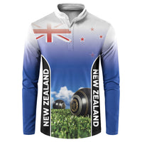 Custom New Zealand Lawn Bowls Button Sweatshirt Unique Style LT05 Multicolor - Polynesian Pride