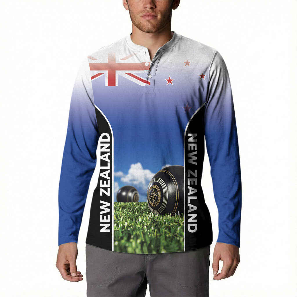 Custom New Zealand Lawn Bowls Button Sweatshirt Unique Style LT05 - Polynesian Pride