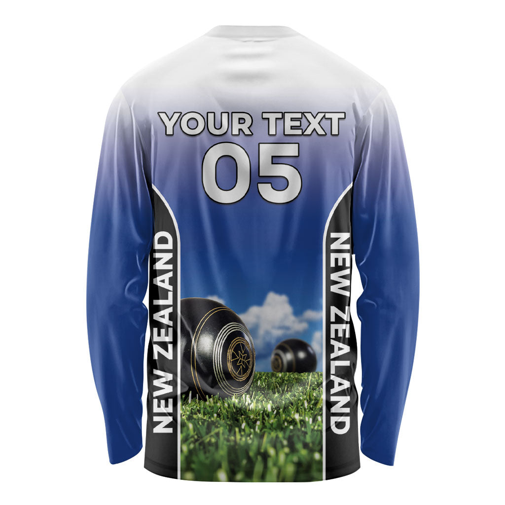Custom New Zealand Lawn Bowls Long Sleeve Shirt Unique Style LT05 - Polynesian Pride
