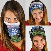 Custom New Zealand Lawn Bowls Neck Gaiter Unique Style LT05 - Polynesian Pride