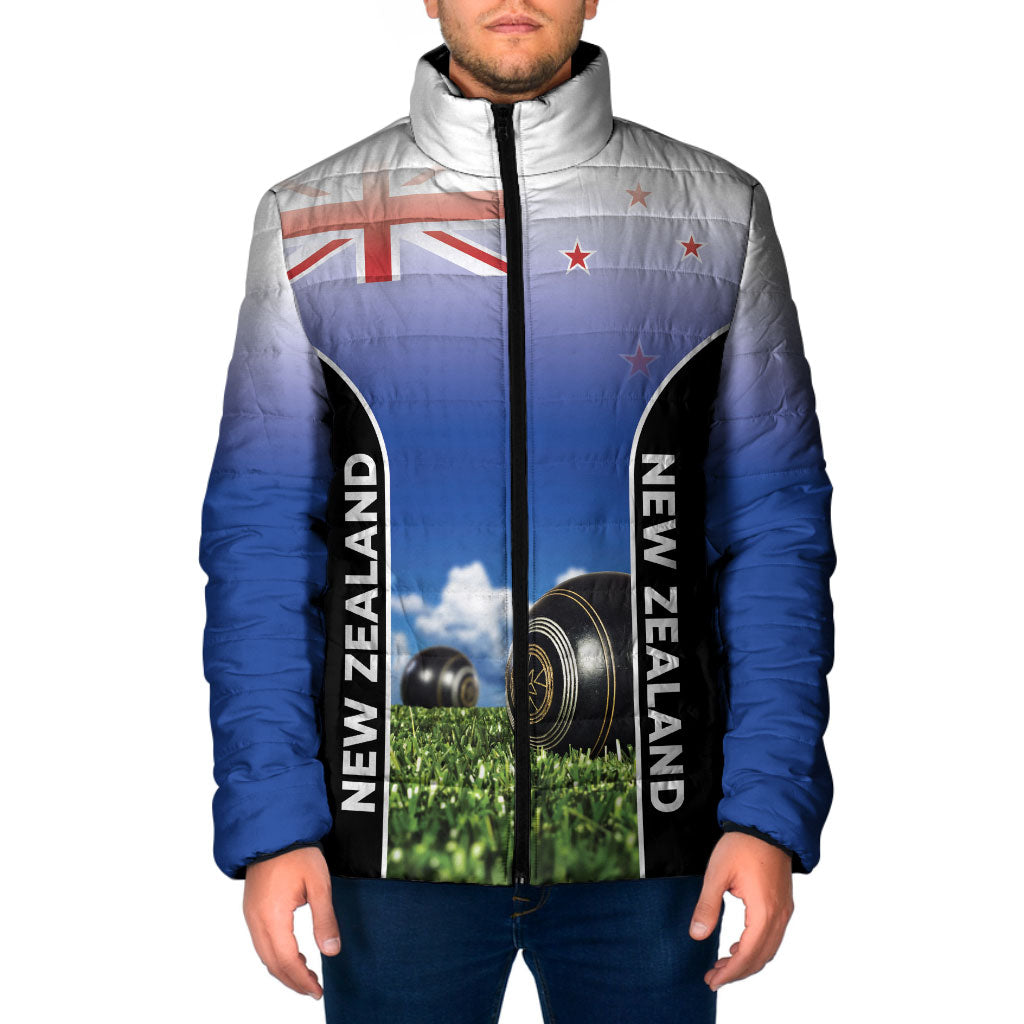 Custom New Zealand Lawn Bowls Padded Jacket Unique Style LT05 Men Multicolor - Polynesian Pride