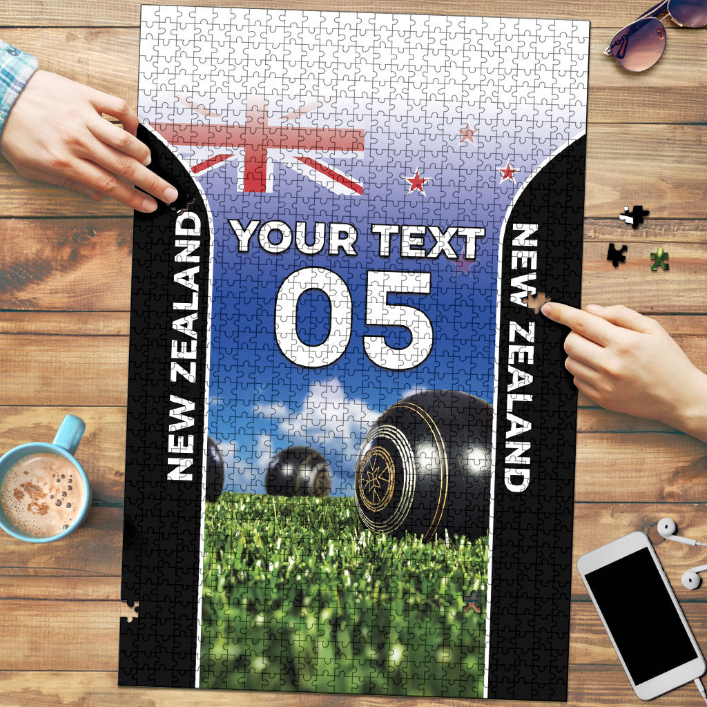 Custom New Zealand Lawn Bowls Puzzle Unique Style LT05 Multicolor - Polynesian Pride