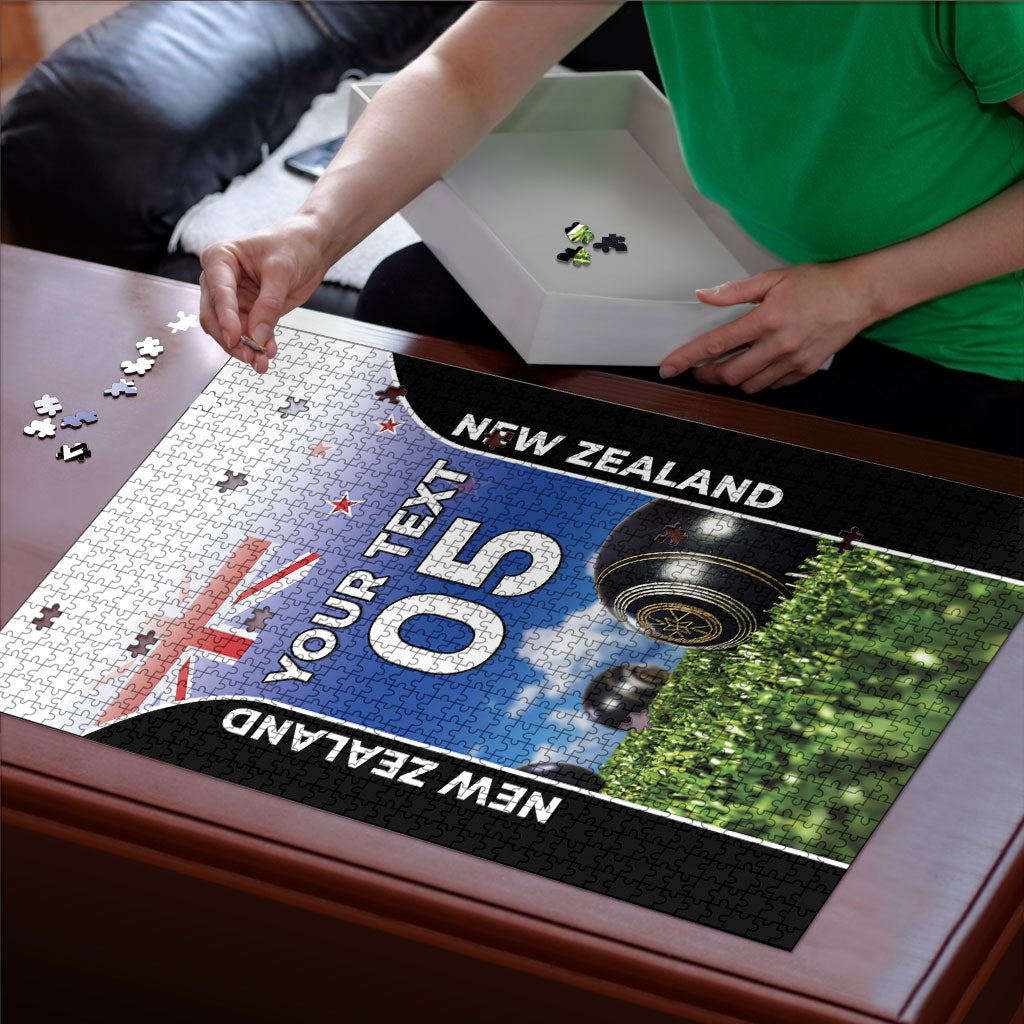 Custom New Zealand Lawn Bowls Puzzle Unique Style LT05 - Polynesian Pride