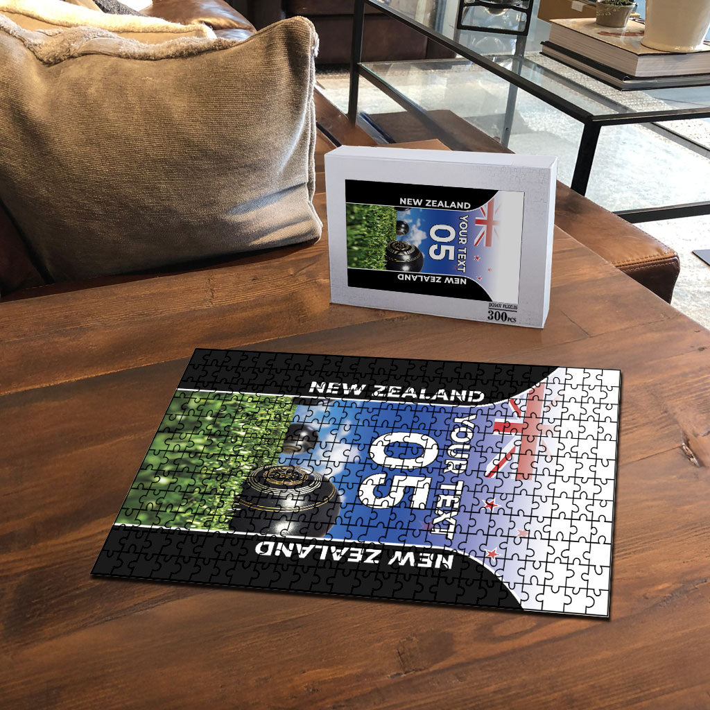 Custom New Zealand Lawn Bowls Puzzle Unique Style LT05 - Polynesian Pride