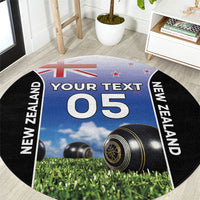 Custom New Zealand Lawn Bowls Round Carpet Unique Style LT05 Multicolor - Polynesian Pride