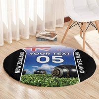Custom New Zealand Lawn Bowls Round Carpet Unique Style LT05 - Polynesian Pride