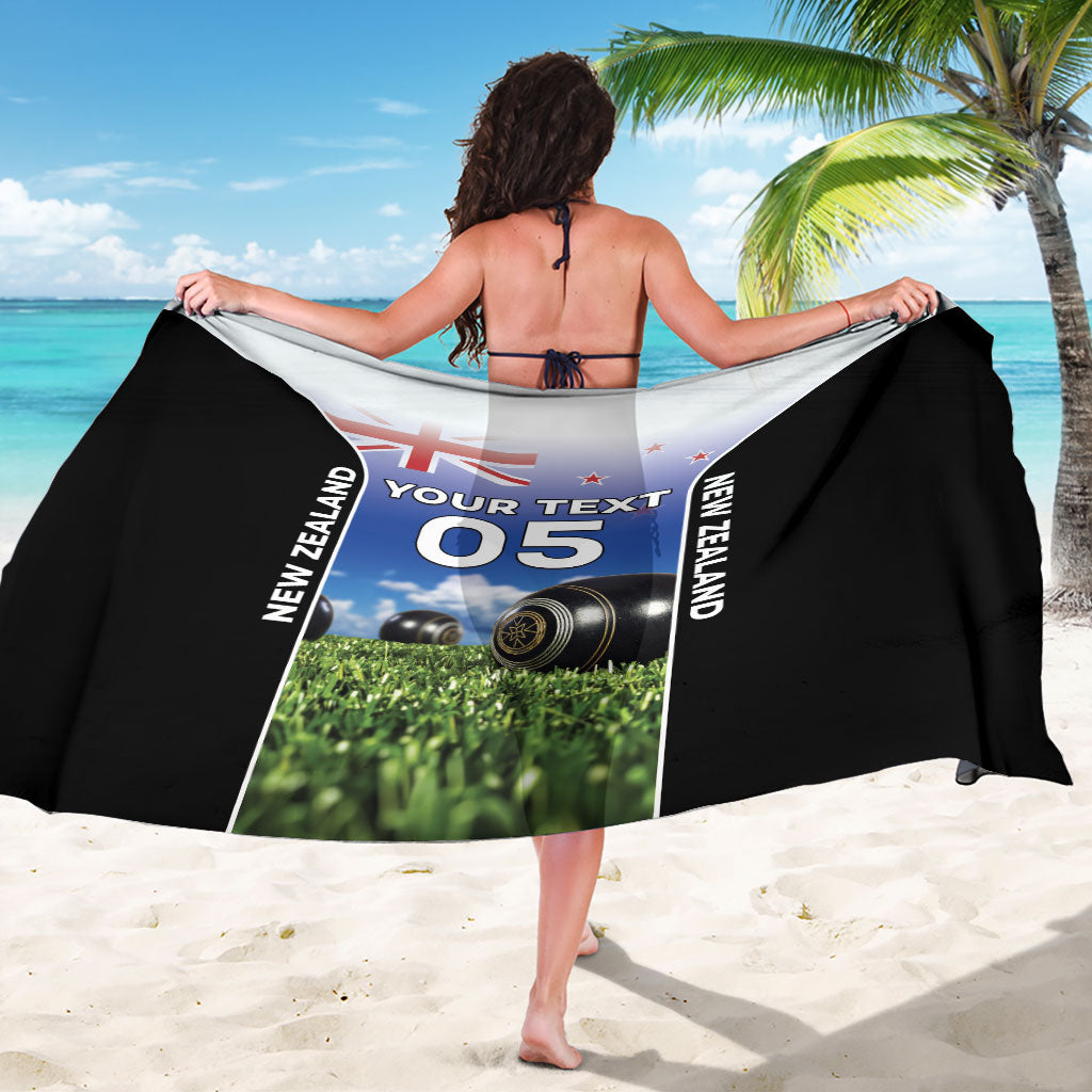 Custom New Zealand Lawn Bowls Sarong Unique Style LT05 - Polynesian Pride
