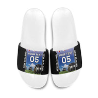 Custom New Zealand Lawn Bowls Slide Sandals Unique Style LT05 Multicolor - Polynesian Pride