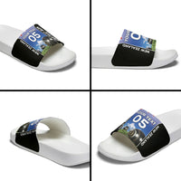 Custom New Zealand Lawn Bowls Slide Sandals Unique Style LT05 - Polynesian Pride