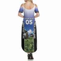 Custom New Zealand Lawn Bowls Summer Maxi Dress Unique Style LT05 - Polynesian Pride