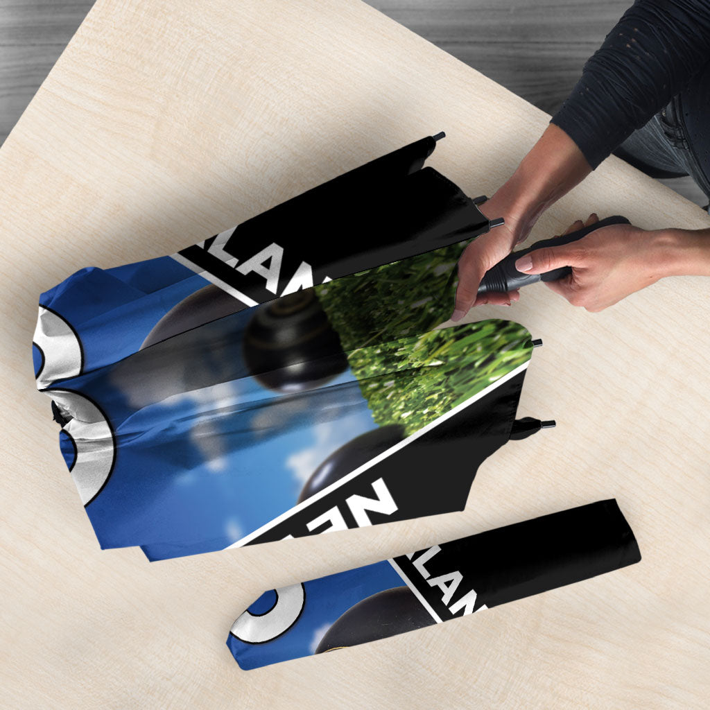 Custom New Zealand Lawn Bowls Umbrella Unique Style LT05 - Polynesian Pride