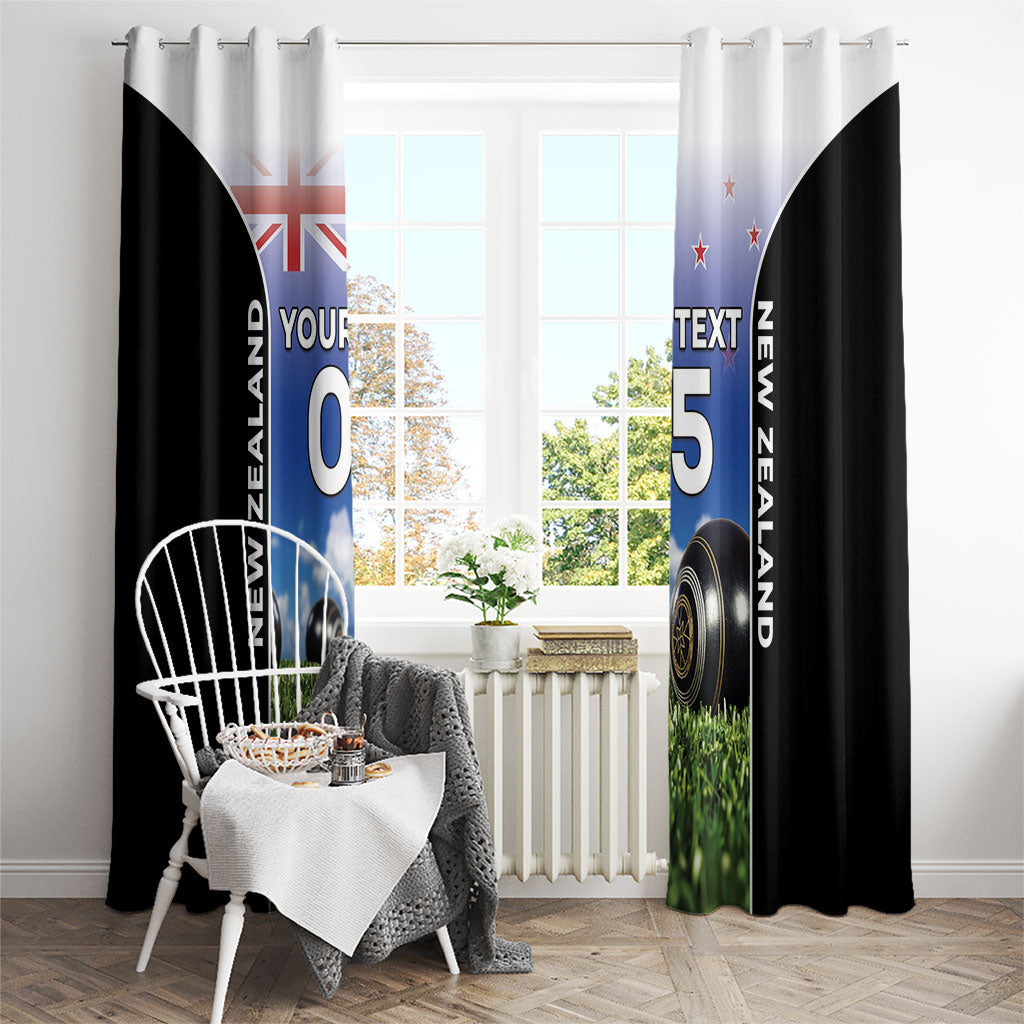 Custom New Zealand Lawn Bowls Window Curtain Unique Style LT05 - Polynesian Pride