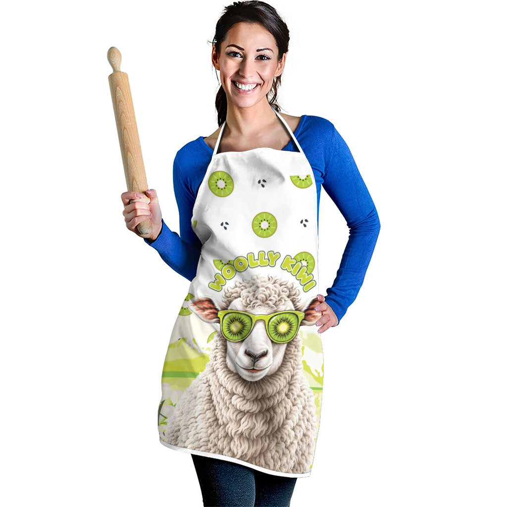 New Zealand Funny Woolly Kiwi Sheep Apron LT05 - Polynesian Pride