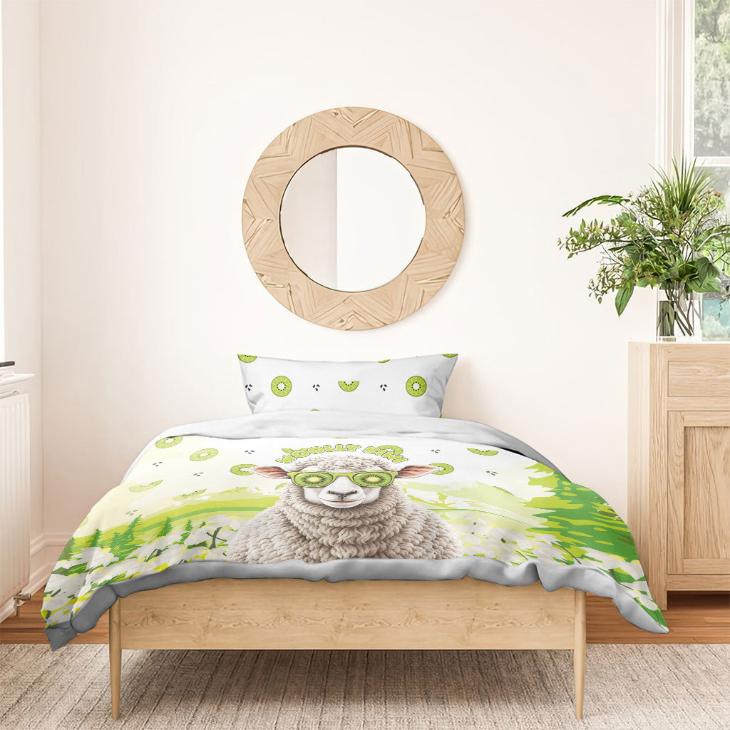 New Zealand Funny Woolly Kiwi Sheep Bedding Set LT05 - Polynesian Pride