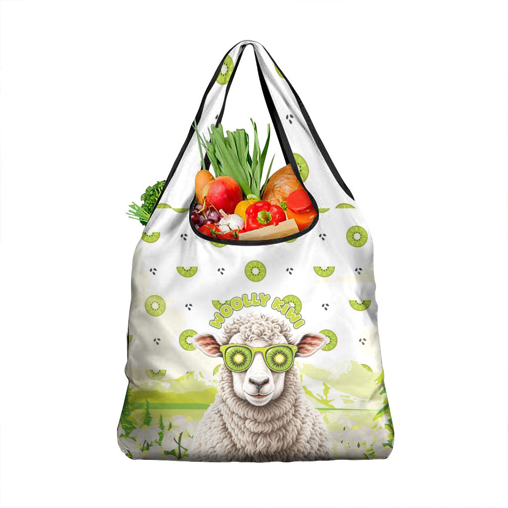 New Zealand Funny Woolly Kiwi Sheep Grocery Bag LT05 1-pack One Size White - Polynesian Pride