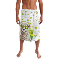 New Zealand Funny Woolly Kiwi Sheep Lavalava LT05 White - Polynesian Pride
