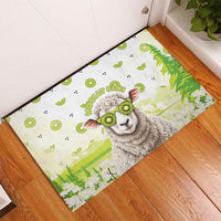 New Zealand Funny Woolly Kiwi Sheep Rubber Doormat LT05 - Polynesian Pride