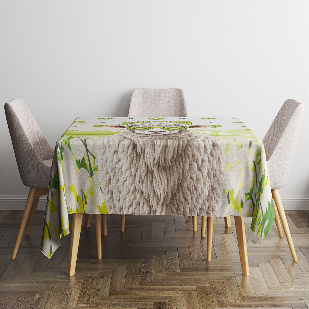 New Zealand Funny Woolly Kiwi Sheep Tablecloth LT05 - Polynesian Pride