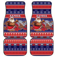 Samoa Christmas Car Mats Samoan Santa Claus Manuia Le Kerisimasi LT05 - Polynesian Pride