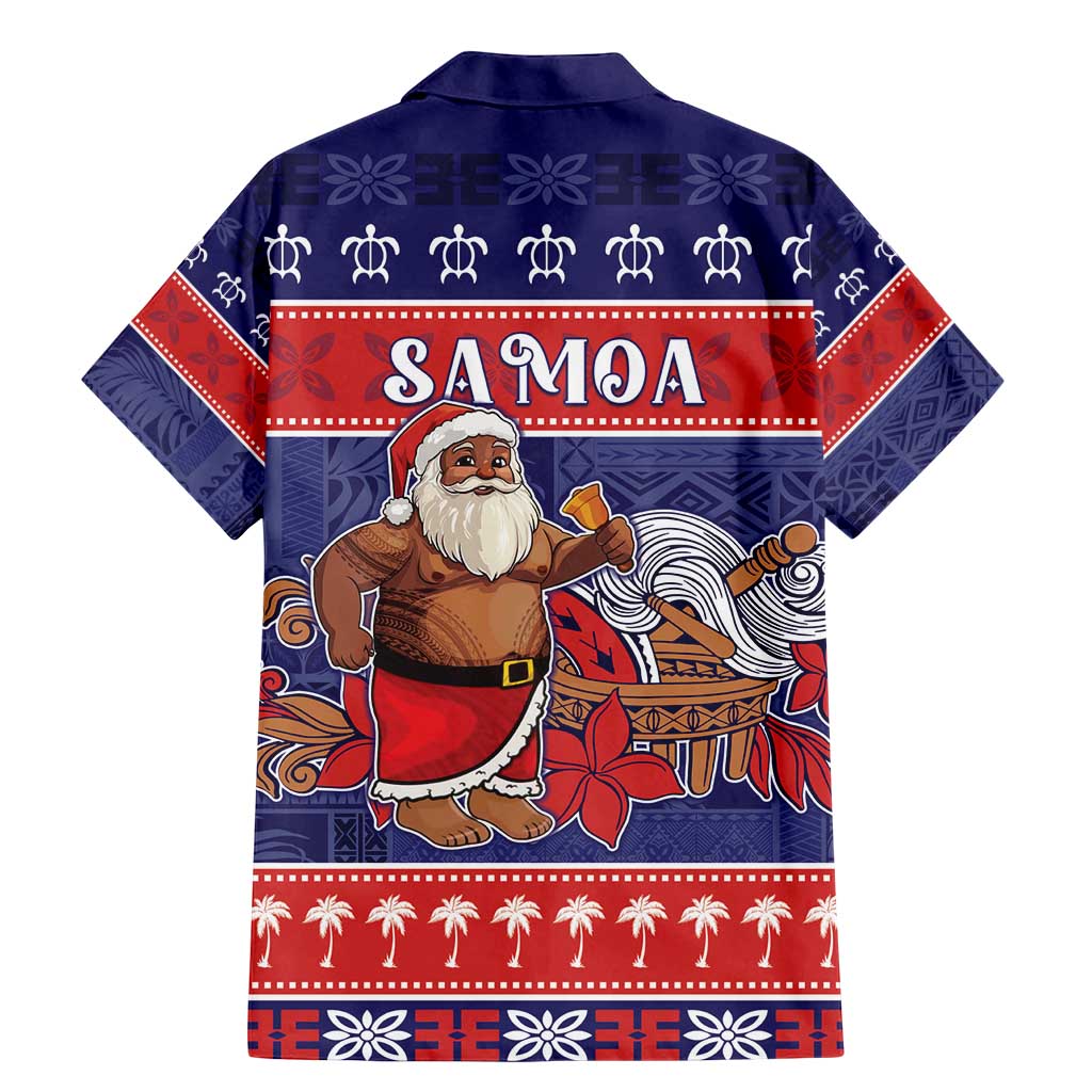 Samoa Christmas Family Matching Mermaid Dress and Hawaiian Shirt Samoan Santa Claus Manuia Le Kerisimasi LT05 - Polynesian Pride