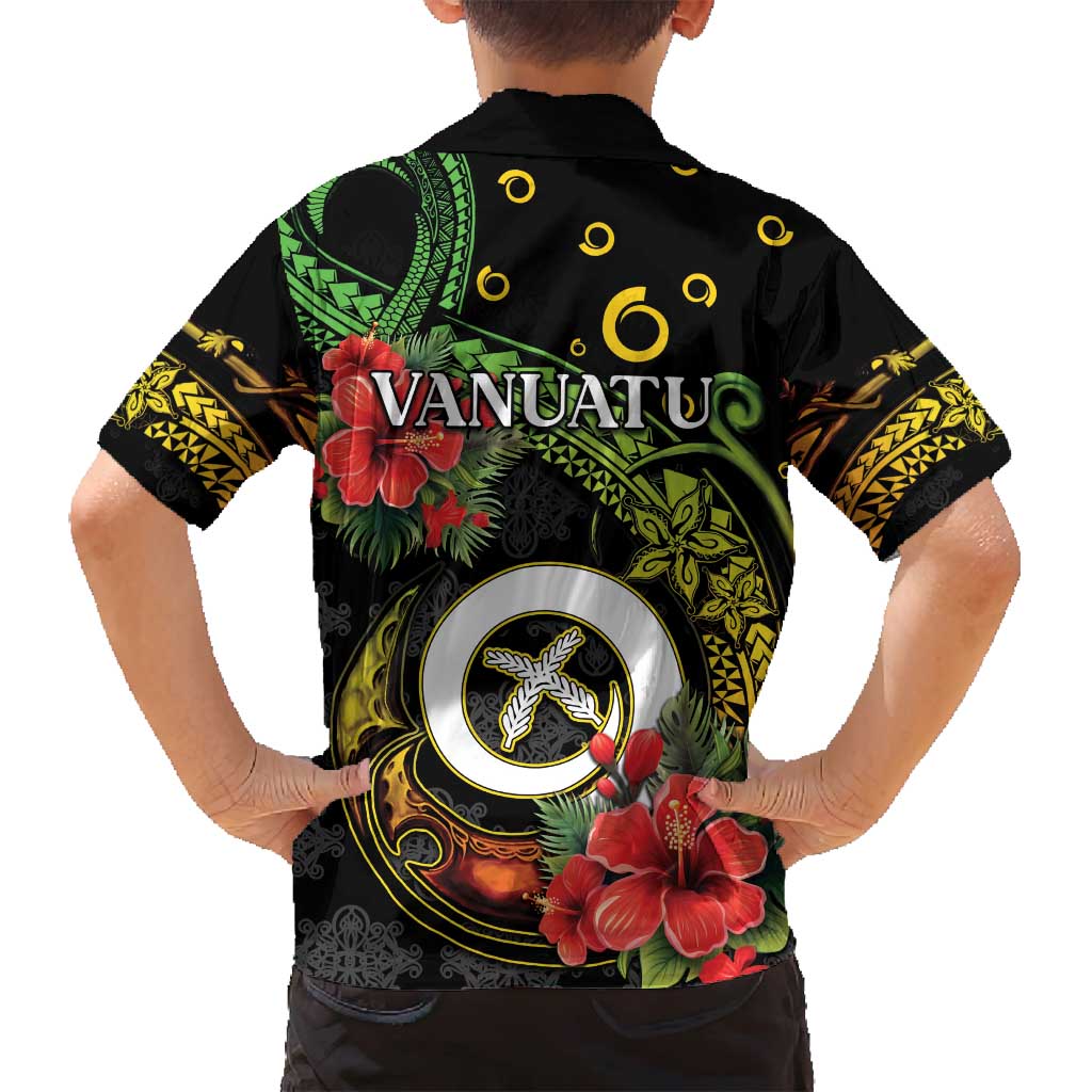 Love Vanuatu Christmas Family Matching Off Shoulder Maxi Dress and Hawaiian Shirt God Yumi Polynesian Tribal Pattern LT05 - Polynesian Pride