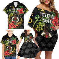 Love Vanuatu Christmas Family Matching Off Shoulder Short Dress and Hawaiian Shirt God Yumi Polynesian Tribal Pattern LT05 - Polynesian Pride