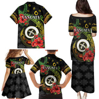 Love Vanuatu Christmas Family Matching Puletasi and Hawaiian Shirt God Yumi Polynesian Tribal Pattern LT05 - Polynesian Pride