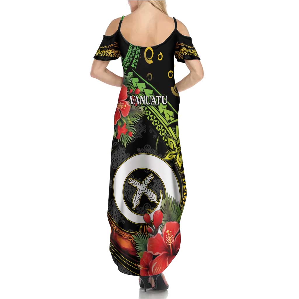 Love Vanuatu Christmas Family Matching Summer Maxi Dress and Hawaiian Shirt God Yumi Polynesian Tribal Pattern LT05 - Polynesian Pride