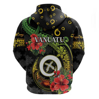 Love Vanuatu Christmas Hoodie God Yumi Polynesian Tribal Pattern