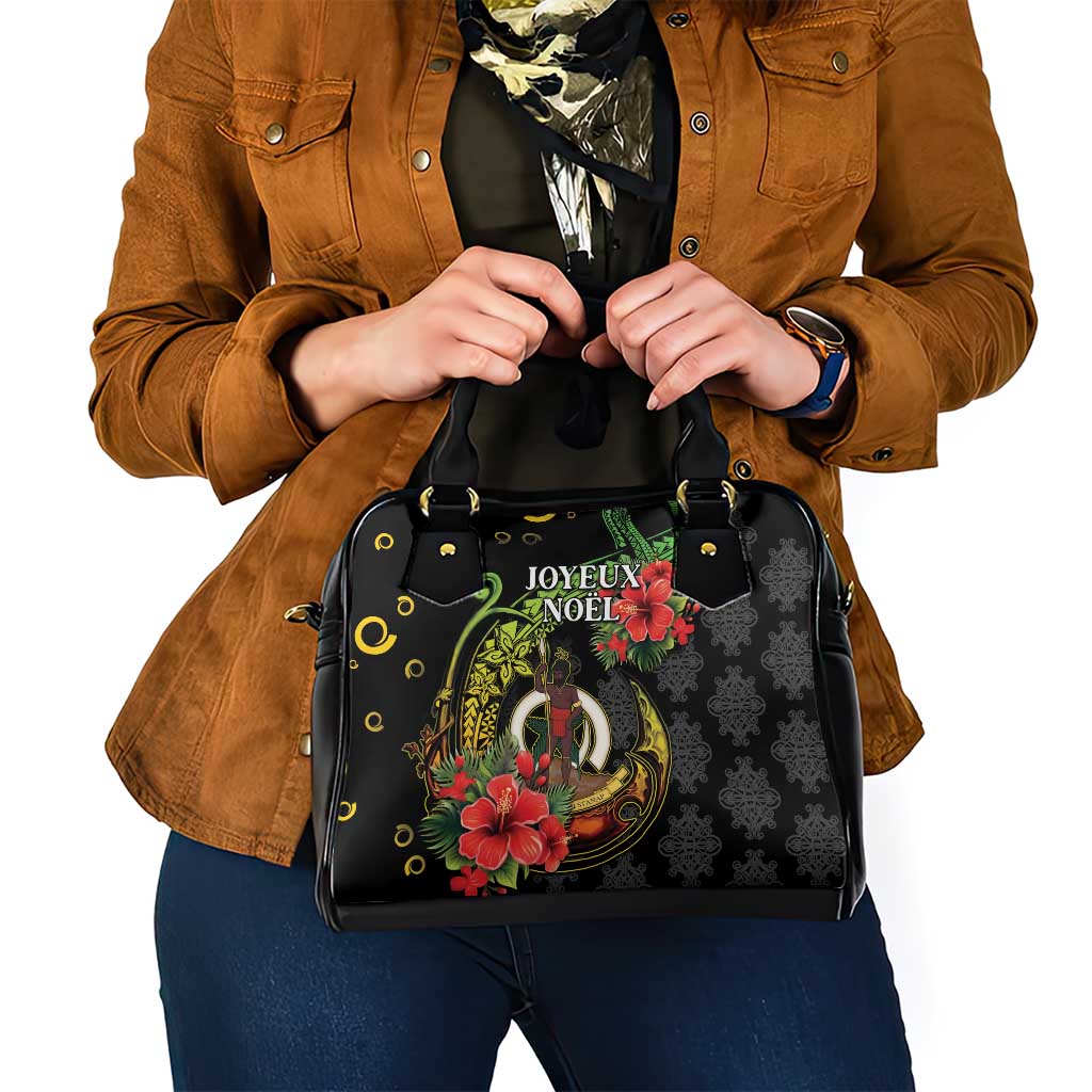 Love Vanuatu Christmas Shoulder Handbag God Yumi Polynesian Tribal Pattern