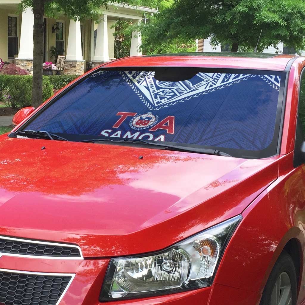 Super Toa Samoa Rugby Auto Sun Shade Warrior Spirit LT05