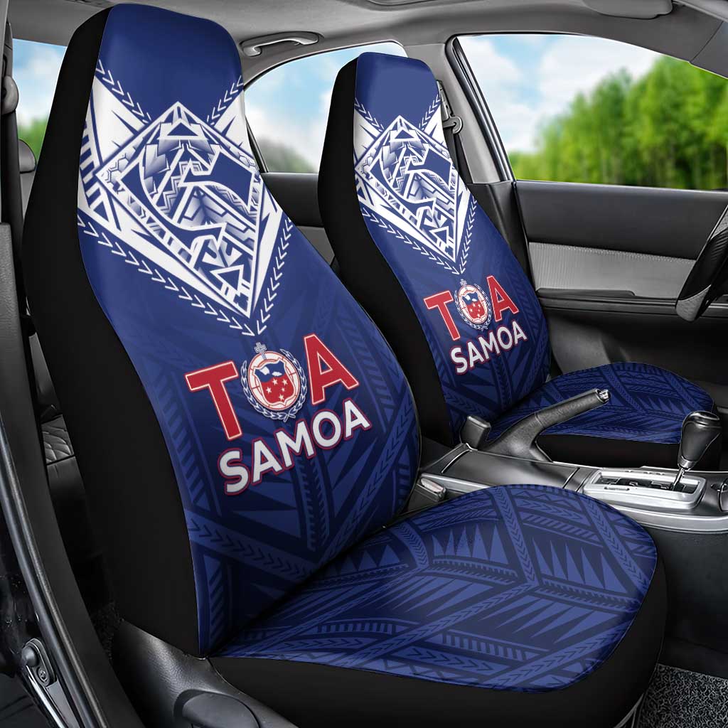 Super Toa Samoa Rugby Car Seat Cover Warrior Spirit LT05 - Polynesian Pride