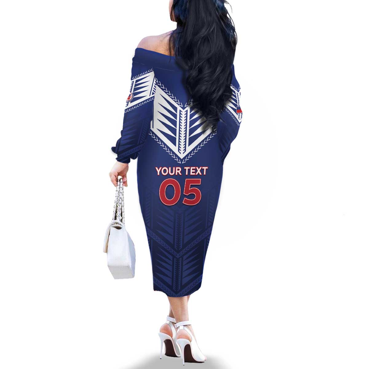 Super Toa Samoa Rugby Custom Family Matching Off The Shoulder Long Sleeve Dress and Hawaiian Shirt Warrior Spirit LT05 - Polynesian Pride
