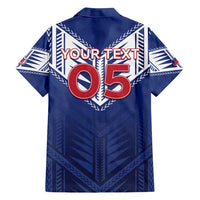 Super Toa Samoa Rugby Custom Family Matching Off Shoulder Short Dress and Hawaiian Shirt Warrior Spirit LT05 - Polynesian Pride